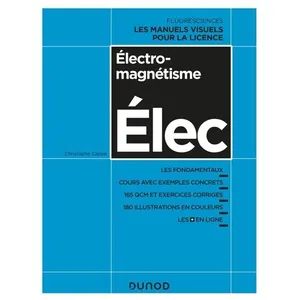Dunod Électromagnétisme - cours avec exemples concrets, QCM, exercices corrigés pas cher