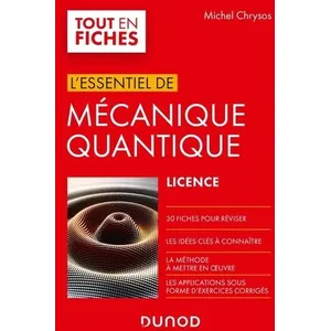 Dunod Mécanique quantique - L'essentiel en fiches pas cher
