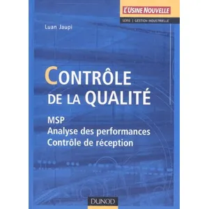 Comparateur de prix : Dunod Contrôle de la qualité - MSP, analyse des performances et contrô...