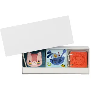 Lilliputiens Set de naissance 3 livres sensoriels Jardin pas cher