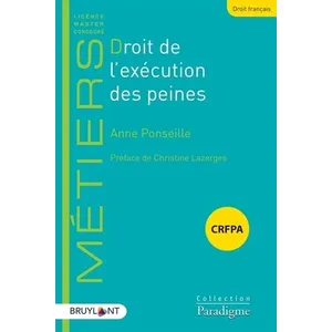 Bruylant Droit de l'exécution des peines