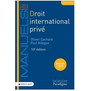 Comparateur de prix : Bruylant Droit international privé