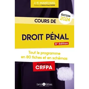 Comparateur de prix : Enrick B. Eds Cours de droit pénal 2024