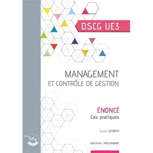 Corroy Eds Management et contrôle de gestion - Énoncé pas cher