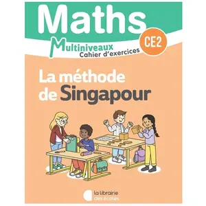 Mathématiques CE1/CE2 (2025) - Méthode de Singapour - Cahier d'exercices CE2 pas cher