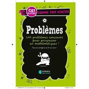 Comparateur de prix : Librairie Des Ecoles Problèmes CE1, maths : plus de 70 problèmes amusants pour progresser en mathématiques !