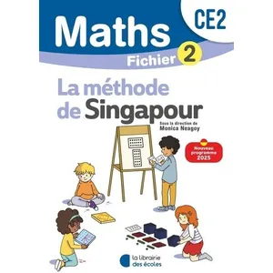 Mathématiques CE2 (2025) - Méthode de Singapour - Fichier élève 2 broché pas cher