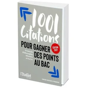 Comparateur de prix : L'etudiant Pratique 1001 citations pour gagner des points au bac
