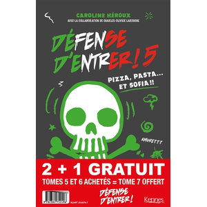 Kennes Pack Défense d'entrer! T05 - T06 + T07 offert