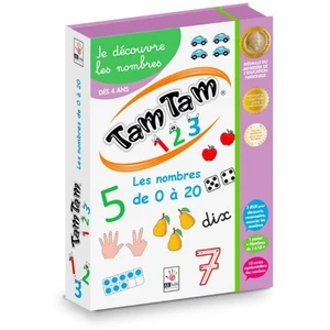 Ab Ludis Eds Tam Tam 1,2,3 - Je découvre les nombres - Coffret pas cher