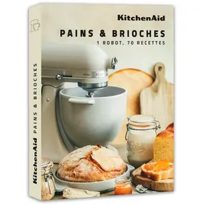 Webedia Books KitchenAid - Pains & brioches - 1 robot, 70 recettes pas cher