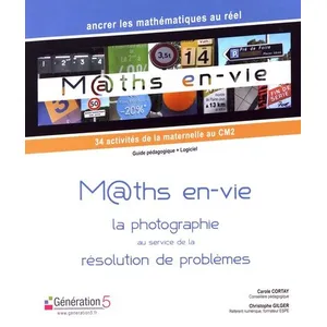 Comparateur de prix : Generation 5 Eds 34 activités de la maternelle au CM2 - Maths en-vie (cycles 1, 2, 3)