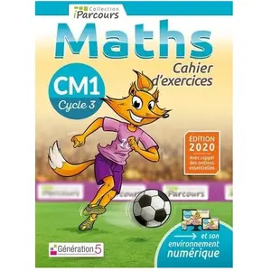 Generation 5 Eds Cahier d'exercices iParcours maths CM1 (2020) pas cher
