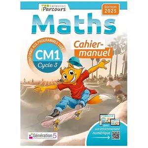 Comparateur de prix : Cahier-Manuel Iparcours Maths Cm1 (Édition 2025)