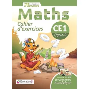 Comparateur de prix : Generation 5 Eds Cahier d'exercices iParcours maths CE1 (édition 2023)