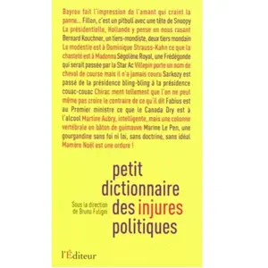 ***Livres*** Petit Dictionnaire Des Injures Politiques pas cher