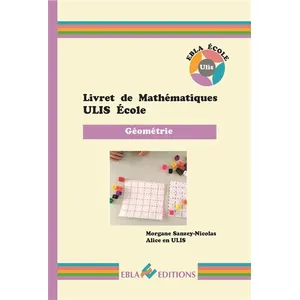 Comparateur de prix : Ebla Eds Livret de Mathématiques ULIS École Géométrie