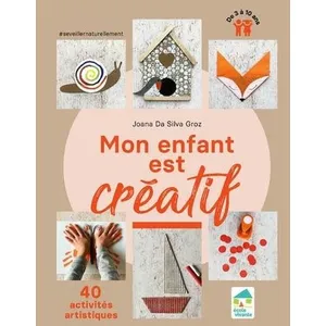 Comparateur de prix : Ecole vivante Mon enfant est créatif - 40 activités artistiques de 3 à 10 ans