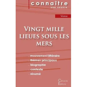 Du Cenacle Editions Fiche de lecture Vingt mille lieues sous les mers de Jules Verne (Analyse littéraire de référence et résumé complet)Vendu parcultura-librairie