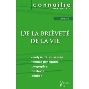 Comparateur de prix : Du Cenacle Editions Fiche de lecture De la brièveté de la vie de Sénèque (Analyse philosophique de référence et résumé complet)