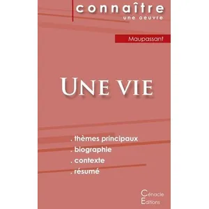 Comparateur de prix : Du Cenacle Editions Fiche de lecture Une vie de Maupassant (Analyse littéraire de référence et résumé complet)