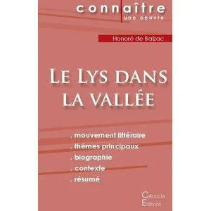 Du Cenacle Editions Fiche de lecture Le Lys dans la vallée (Analyse littéraire de référence et résumé complet)