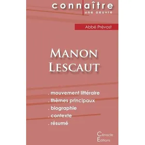 Comparateur de prix : Du Cenacle Editions Manon Lescaut - Fiche De Lecture
