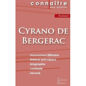 Du Cenacle Editions Fiche de lecture Cyrano de Bergerac (Analyse littéraire de référence et résumé complet) pas cher