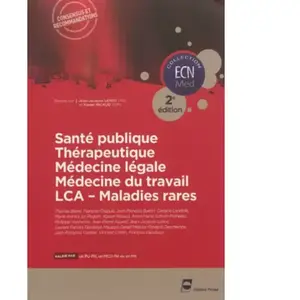 Pradel Santé Publique, Thérapeutique, Médecine Légale, Médecine Du Travail, Lca - Maladies Rares pas cher