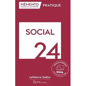 Francis Lefebvre Mémento Social 2024 pas cher