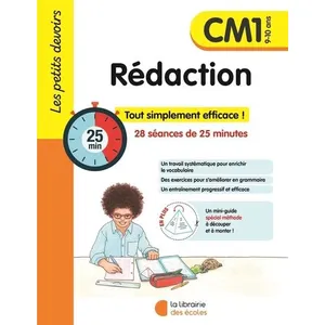 Comparateur de prix : Librairie Des Ecoles Les Petits Devoirs - Rédaction CM1 (2024)