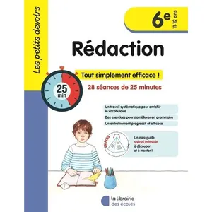 Comparateur de prix : Librairie Des Ecoles Les Petits Devoirs - Rédaction 6e (2024)