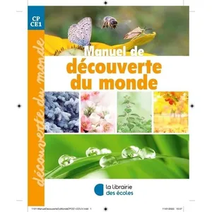 Comparateur de prix : Librairie Des Ecoles Manuel de découverte du monde CP-CE1 (2023)