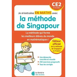 Comparateur de prix : Je m'entraîne en maths avec la méthode de Singapour - CE2
