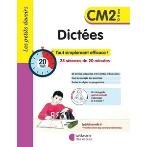 Comparateur de prix : Librairie Des Ecoles Les petits devoirs - Dictées CM2