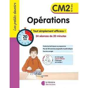 Librairie Des Ecoles Les petits devoirs - Opérations CM2 pas cher