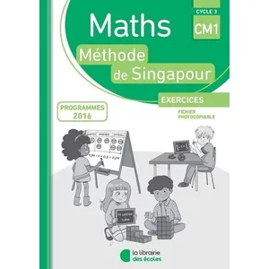 Comparateur de prix : Méthode de Singapour CM1 (2018)   Fichier photocopiable