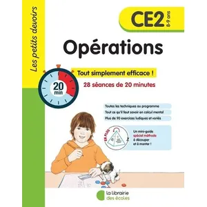 Librairie Des Ecoles Les petits devoirs - Opérations CE2 pas cher