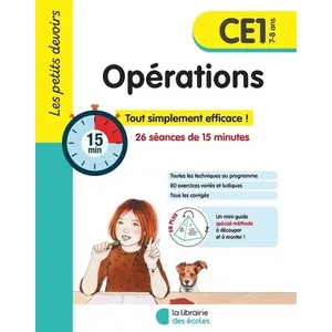 Librairie Des Ecoles Les petits devoirs - Opérations CE1 pas cher