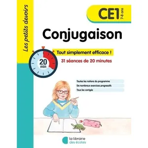 Librairie Des Ecoles Les petits devoirs - Conjugaison CE1 pas cher