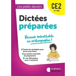 Comparateur de prix : La Librairie des Ecoles Les Petits Devoirs - Dictées préparées CE2