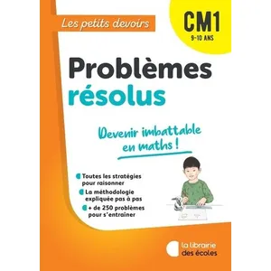 Comparateur de prix : Librairie Des Ecoles Les Petits Devoirs - Problèmes résolus CM1
