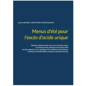 Books on Demand Menus d'été pour l'excès d'acide urique. pas cher