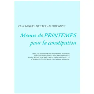 Books on Demand Menus de printemps pour la constipation pas cher