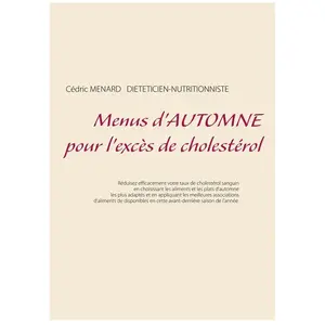 Books on Demand Menus d'automne pour l'excès de cholestérol pas cher