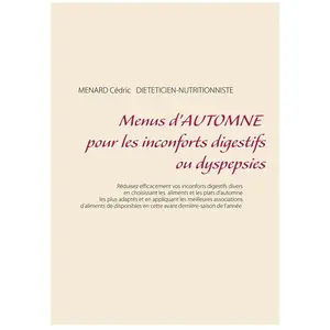 Comparateur de prix : Books on Demand Menus d'automne pour les inconforts digestifs ou dyspepsies