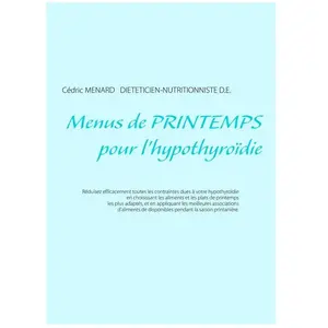 Books on Demand Menus de printemps pour l'hypothyroïdie pas cher