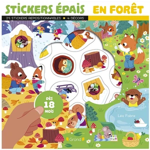ISBN Grund Stickers épais - En Forêt pas cher