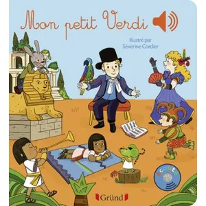 Grund Mon petit Verdi - Livre sonore avec 6 puces - Dès 1 an