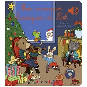 ISBN Grund Mes musiques classiques de Noël Livre sonore avec 6 puces Dès 1 an pas cher